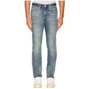 FRAME L'Homme Slim Jeans in Meadowvale Medium Wash Stretch Denim Men's 31